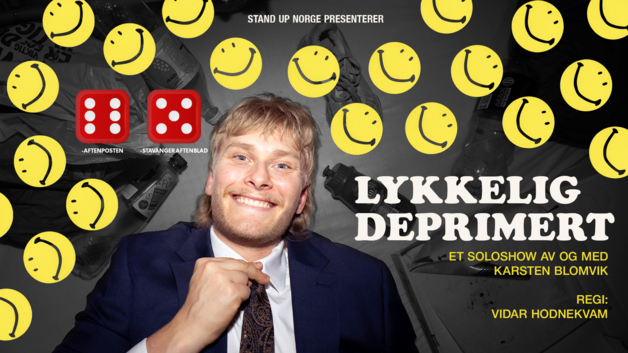 Event image LYKKELIG DEPRIMERT: Et soloshow av og med Karsten Blomvik