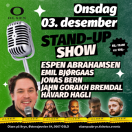 Event image Standup På Olsen 3 desember