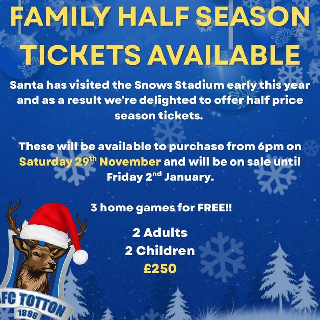 Family Half Season Ticket