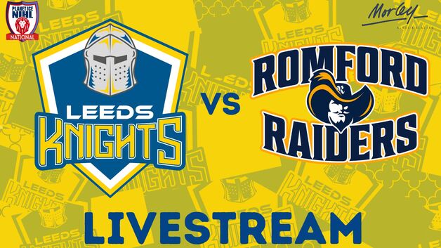 Event image Morley Glass Leeds Knights v Romford Raiders Livestream - F/0 18:30