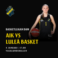 Event image SBL Dam: AIK vs. Luleå Basket