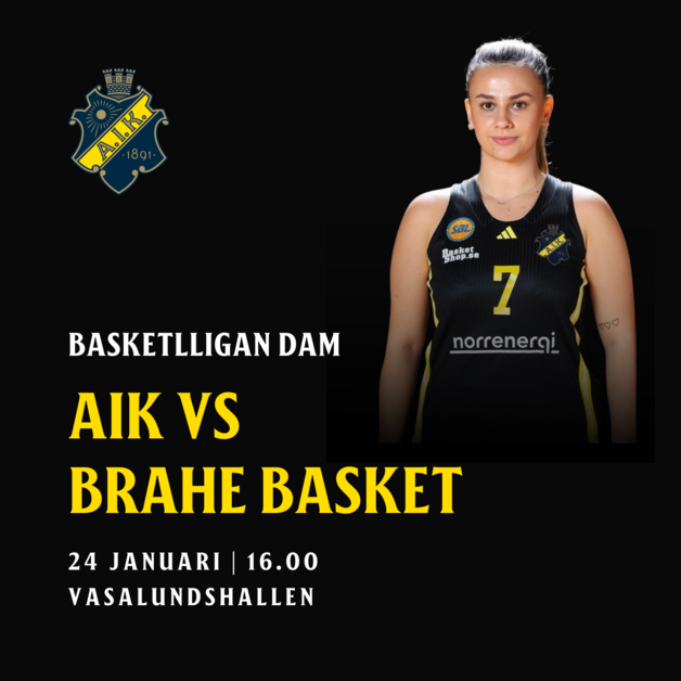 Event image SBL Dam: AIK vs. Brahe Basket