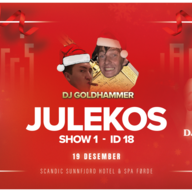 Event image Julekos Show 1 // DJ GoldHammer & DJ Helge // 19/12