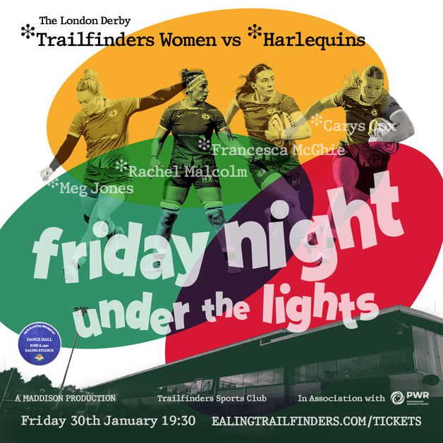 Event image PARKING: Trailfinders Women vs Harlequins