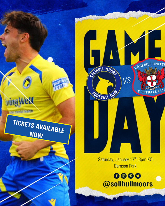 Event image Solihull Moors v Carlisle
