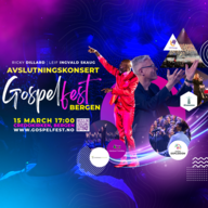 Event image Avslutningskonsert Gospelfest Bergen 2026 med Ricky Dillard, masschoir, Leif Ingvald Skaug med flere!