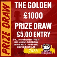 Event image THE GOLDEN £1000 PRIZE DRAW 