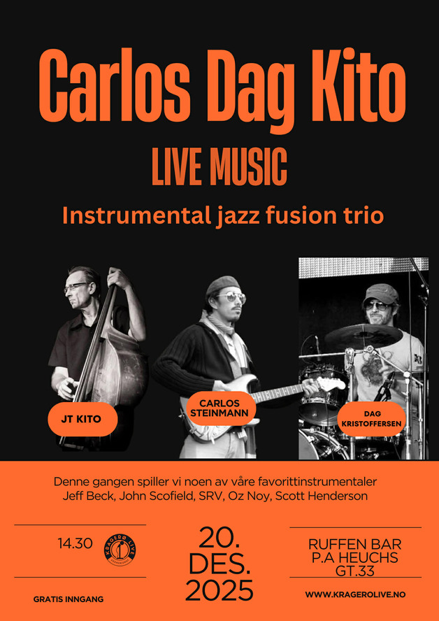 Event image En Ettermiddag med Carlos, Dag og Kito