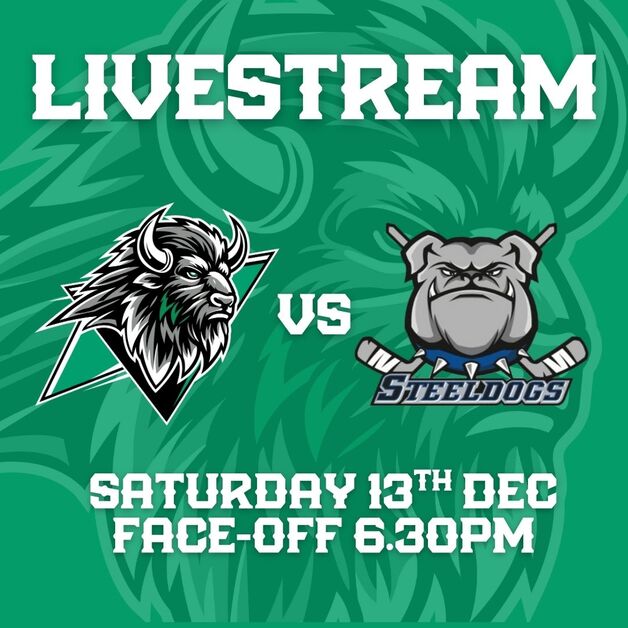 Event image Basingstoke Bison v Sheffield Steeldogs Livestream - F/0 18:30