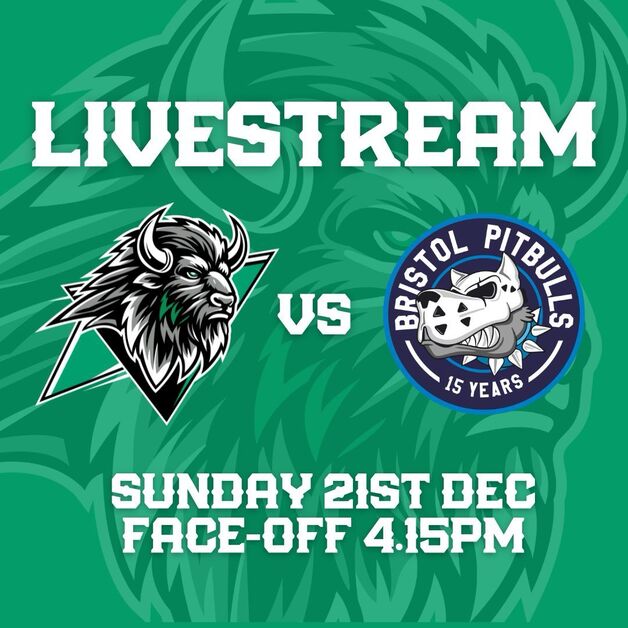 Event image Basingstoke Bison v Bristol Pitbulls Livestream - F/0 16:15