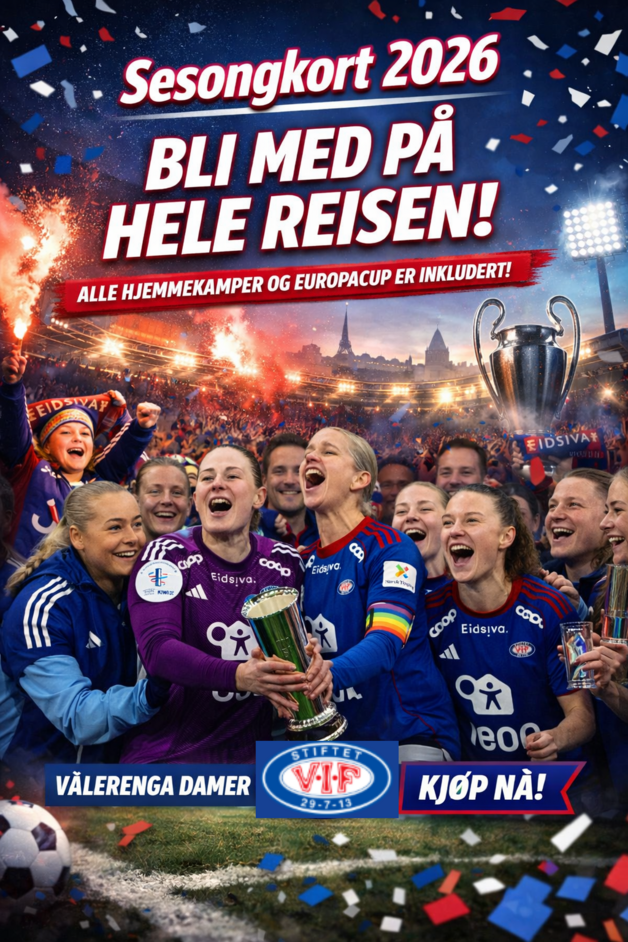 Event image Sesongkort 2026 - Damer Elite 