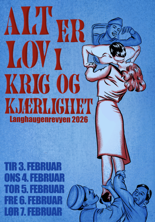 Event image ALT ER LOV I KRIG OG KJÆRLIGHET - Torsdag 5. Februar