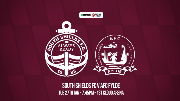 Event image South Shields FC v AFC Fylde