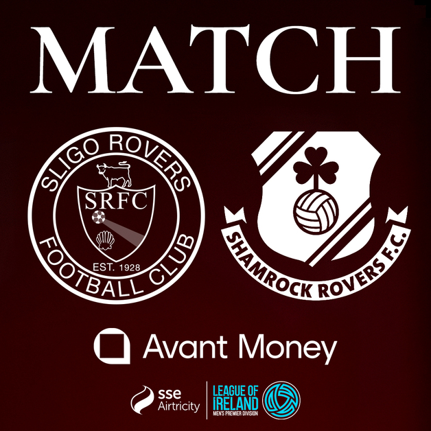 Event image Sligo Rovers Vs Shamrock Rovers