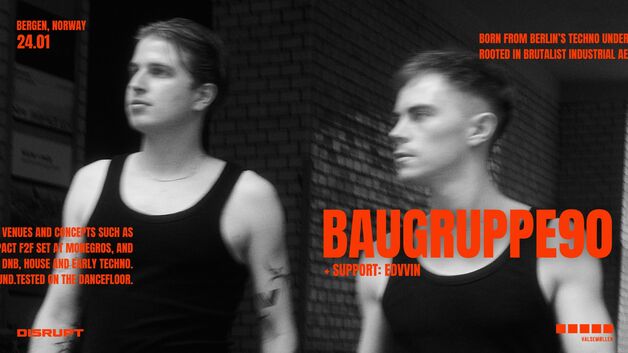 Event image BAUGRUPPE90 + EDVVIN @ VALSEMØLLEN