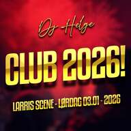 Event image CLUB PARTY 2026  M/DJ HELGE // LAURDAG 3/1-2026 