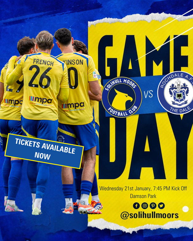 Event image Solihull Moors v Rochdale