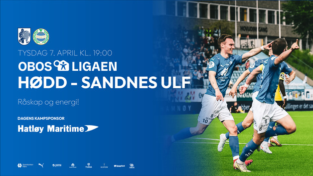 Event image OBOS-ligaen 2026: Hødd - Sandnes Ulf