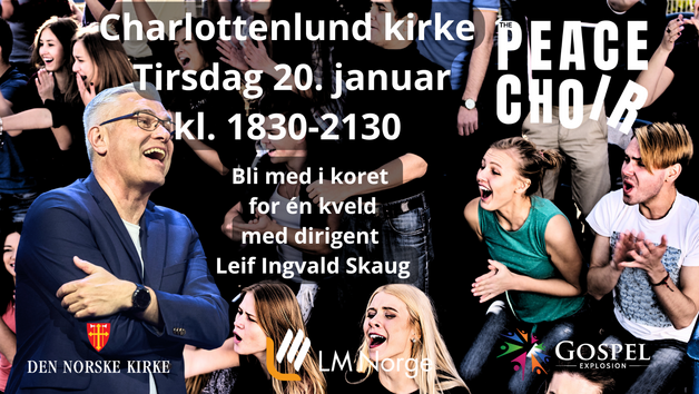 Event image Bli med i Peace Choir i Charlottenlund kirke, Trondheim!