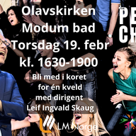 Event image Bli med på Modums første PEACE CHOIR! Én kveld med kor for alle som har lyst.