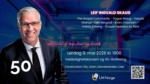 Event image 50 - with a lot of help from my friends. Leif Ingvald Skaug inviterer til veldedighetskonsert!