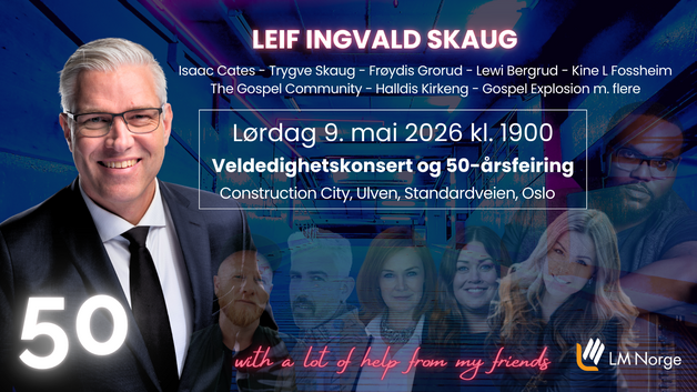 Event image 50 - with a lot of help from my friends. Leif Ingvald Skaug inviterer til veldedighetskonsert!