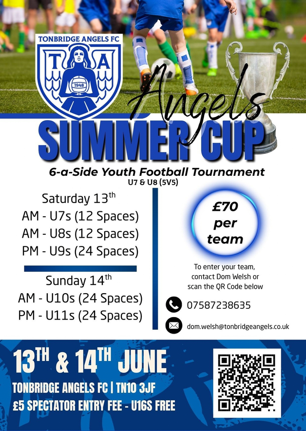 Event image Angels Summer Cup - 13th/14th June 2026