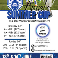 Event image Angels Summer Cup - 13th/14th June 2026