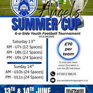 Event image Angels Summer Cup - 13th/14th June 2026