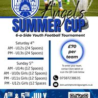 Event image Angels Summer Cup - 4th/5th July 2026