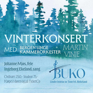Event image Vinterkonsert med BUKO og Martin Vinje