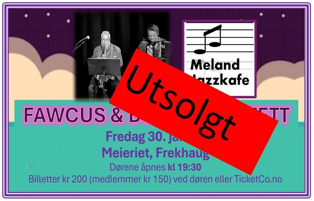 Event image Meland Jazzkafe - Fawcus & Bugge Kvintett