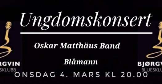 Event image Bjørgvin Bluesklubb - Oskar Matthäus band / Blåmann