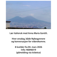 Event image Italiensk kurs med Anna Maria Gentili - 2026