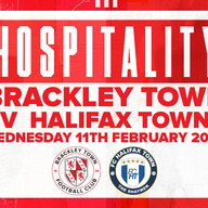 Event image HOSPITALITY - Brackley Town FC v FC Halifax Town – Enterprise National League – Wednesday 11th February 2026- KO 7.45pm