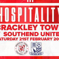 Event image HOSPITALITY - Brackley Town FC v Southend United FC – Enterprise National League – Saturday 21st February 2026 - KO 3.00pm