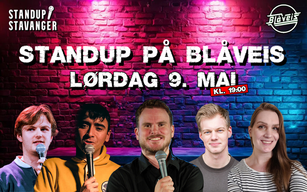 Event image Standup på Blåveis - 9. mai