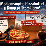 Event image Pizzabuffet 22 januar