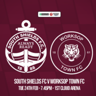 Event image South Shields FC v Worksop Town