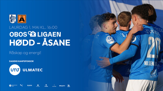 Event image OBOS-ligaen 2026: Hødd - Åsane