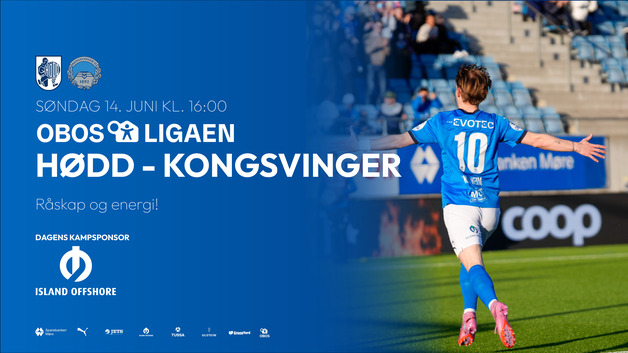 Event image OBOS-ligaen 2026: Hødd - Kongsvinger