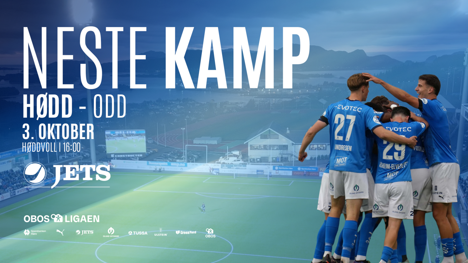 Event image OBOS-ligaen 2026: Hødd - Odd