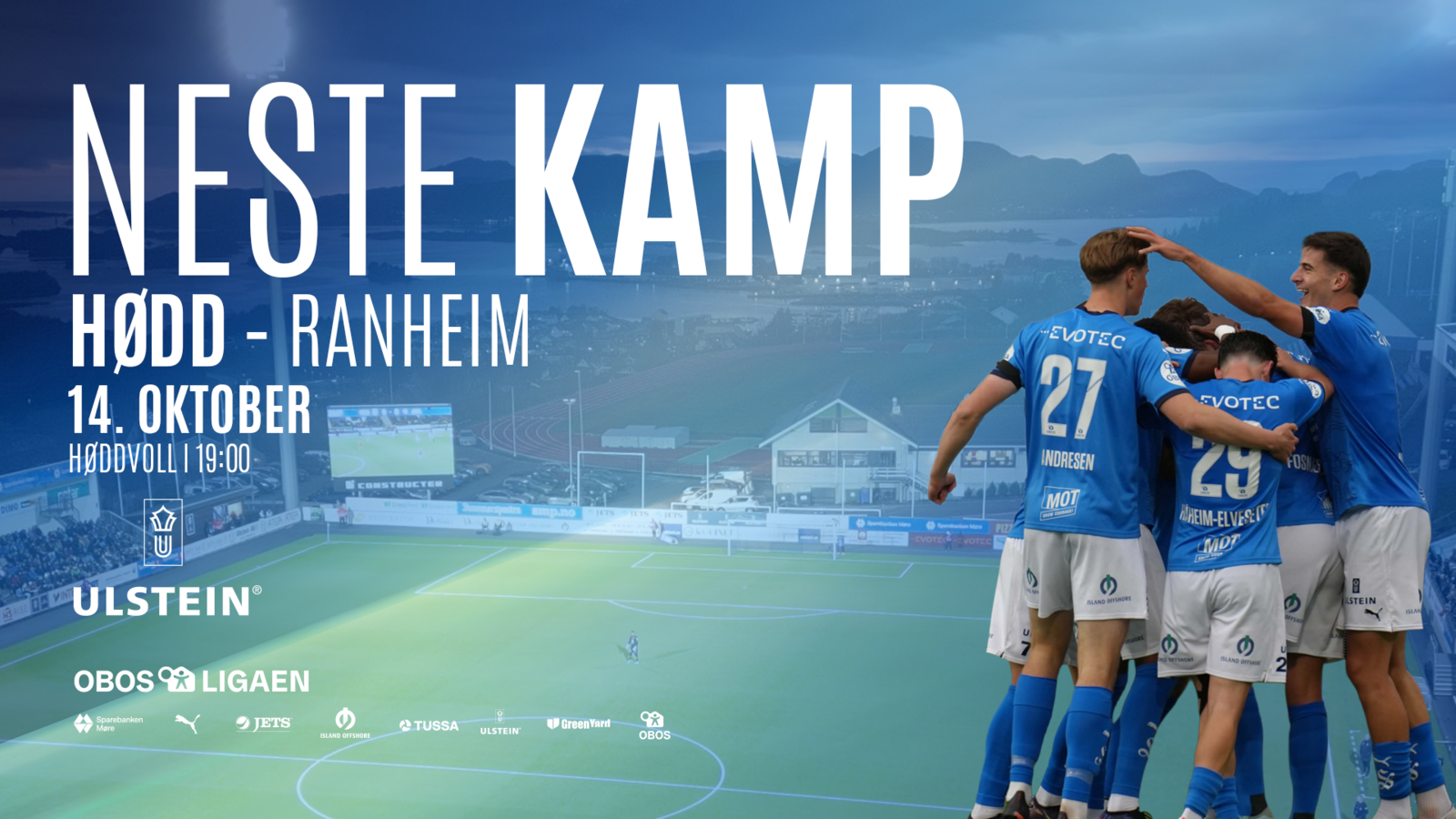 Event image OBOS-ligaen 2026: Hødd - Ranheim
