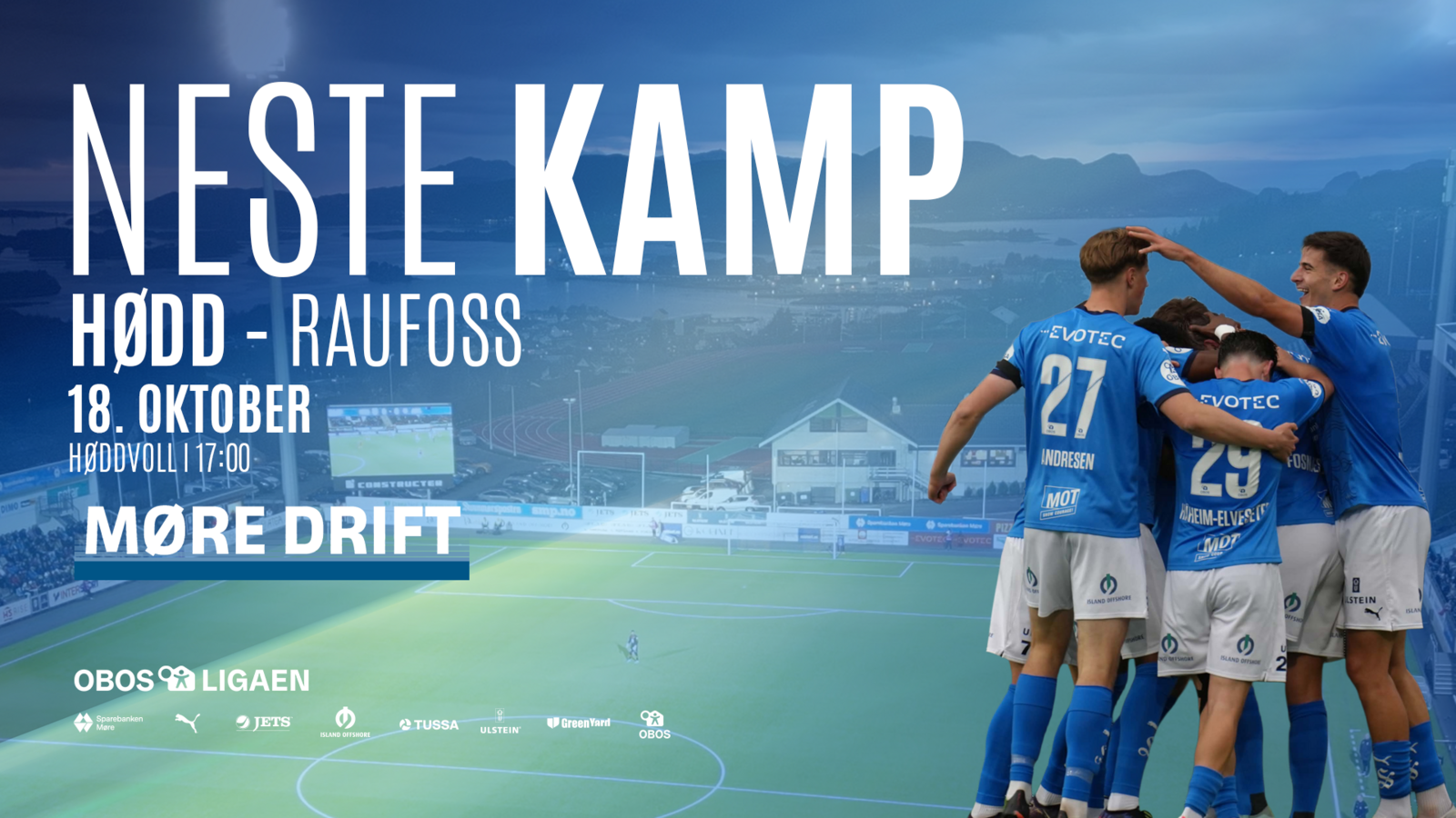 Event image OBOS-ligaen 2026: Hødd - Raufoss