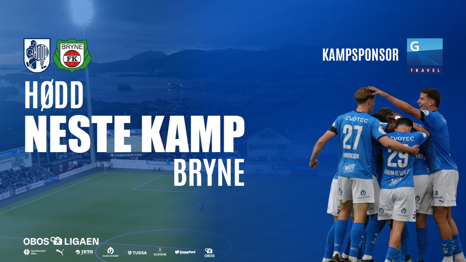 Event image OBOS-ligaen 2026: Hødd - Bryne