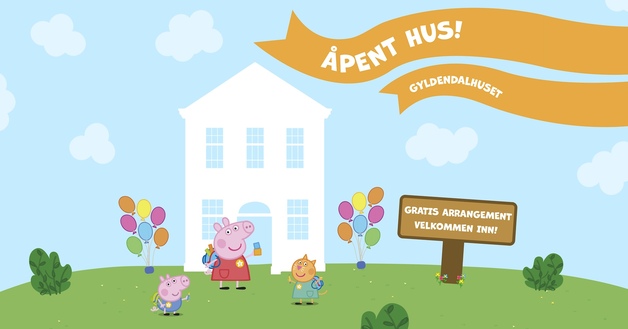 Event image Velkommen til Åpent hus og Peppa gris 24. januar kl 14