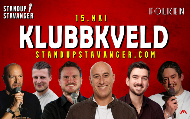 Event image Standup Klubbkveld med André Jerman - 15. mai
