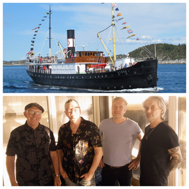 Event image Torsdag 13. august 2026: Blues-cruise med dampskipet "Stord I" på Byfjorden - Dag Bergesen's Bluespack spiller. Avgang Shetlands-Larsens brygge kl. 19.00, tilbake til kai ca. kl. 22.00.