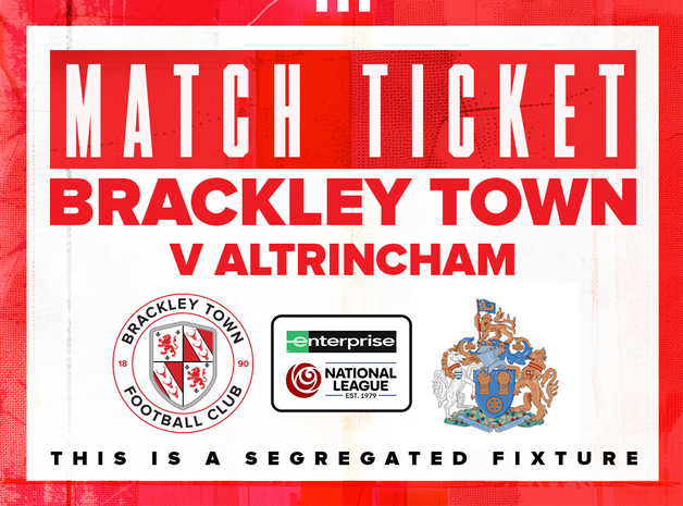 Event image Brackley Town FC v Altrincham FC – Enterprise National League – Saturday 28th February 2026 - KO 3pm