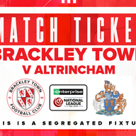 Event image Brackley Town FC v Altrincham FC – Enterprise National League – Saturday 28th February 2026 - KO 3pm